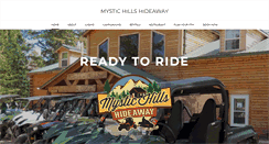Desktop Screenshot of mystichillshideaway.com